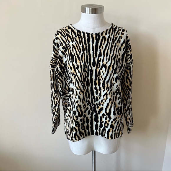 Maje patterned drop shoulder Guleo Sweater 13750 - Picture 4 of 11